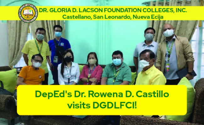 DepEd’s Dr. Rowena D. Castillo visits DGDLFCI!