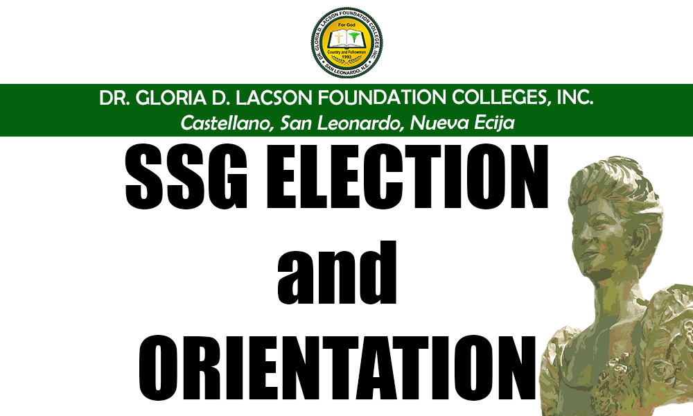 SSG ELECTION AND ORIENTATION