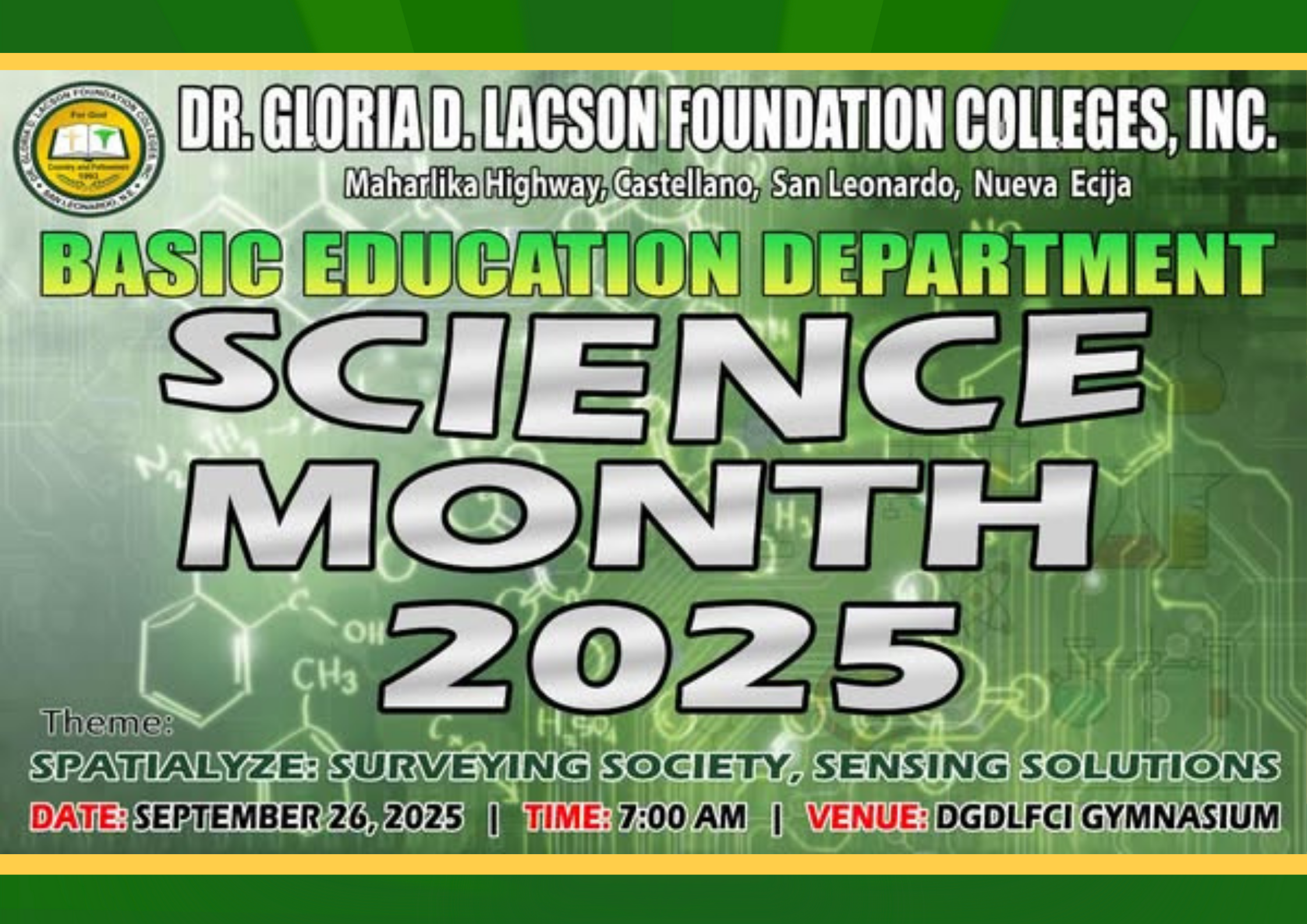 SCIENCE MONTH 2025 BASIC EDUCATION DEPARTMENT