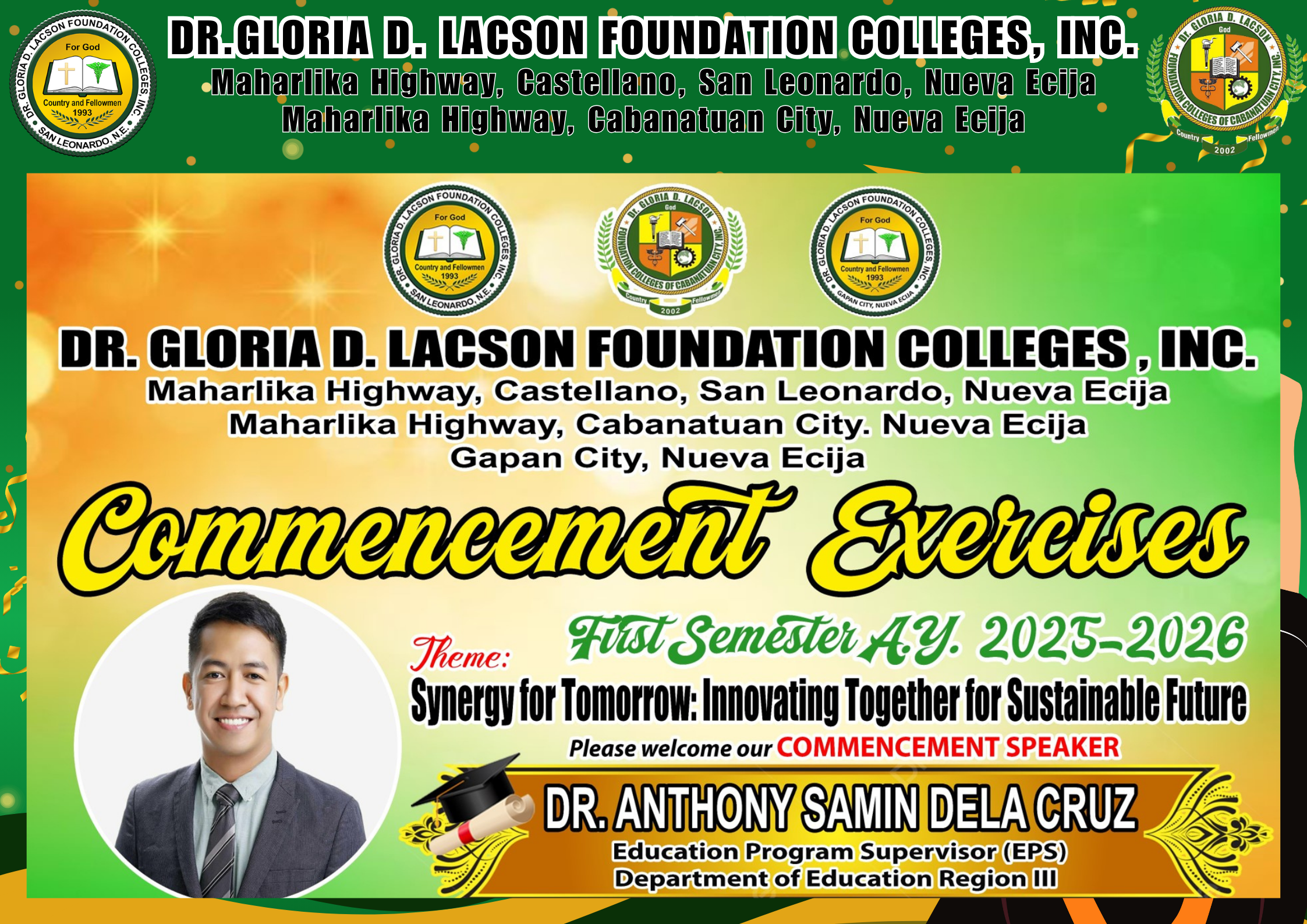 IN PHOTOS|COMMENCEMENT EXERCISES FOR THE FIRST SEMESTER A.Y 2025-2026 (COLLEGE)