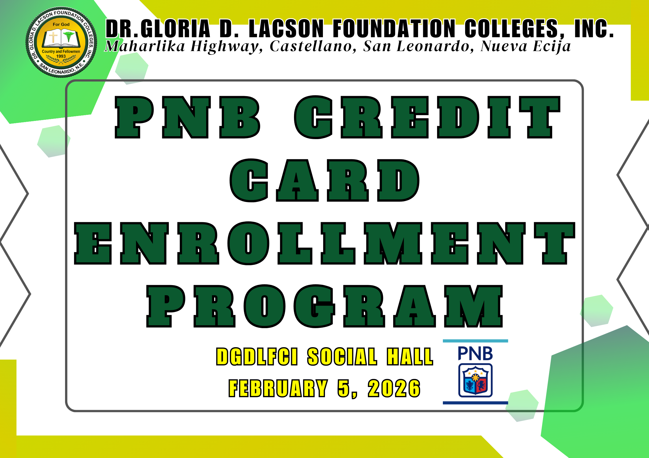 <strong>IN PHOTOS| PNB CREDIT CARD ENROLLMENT PROGRAM</strong>