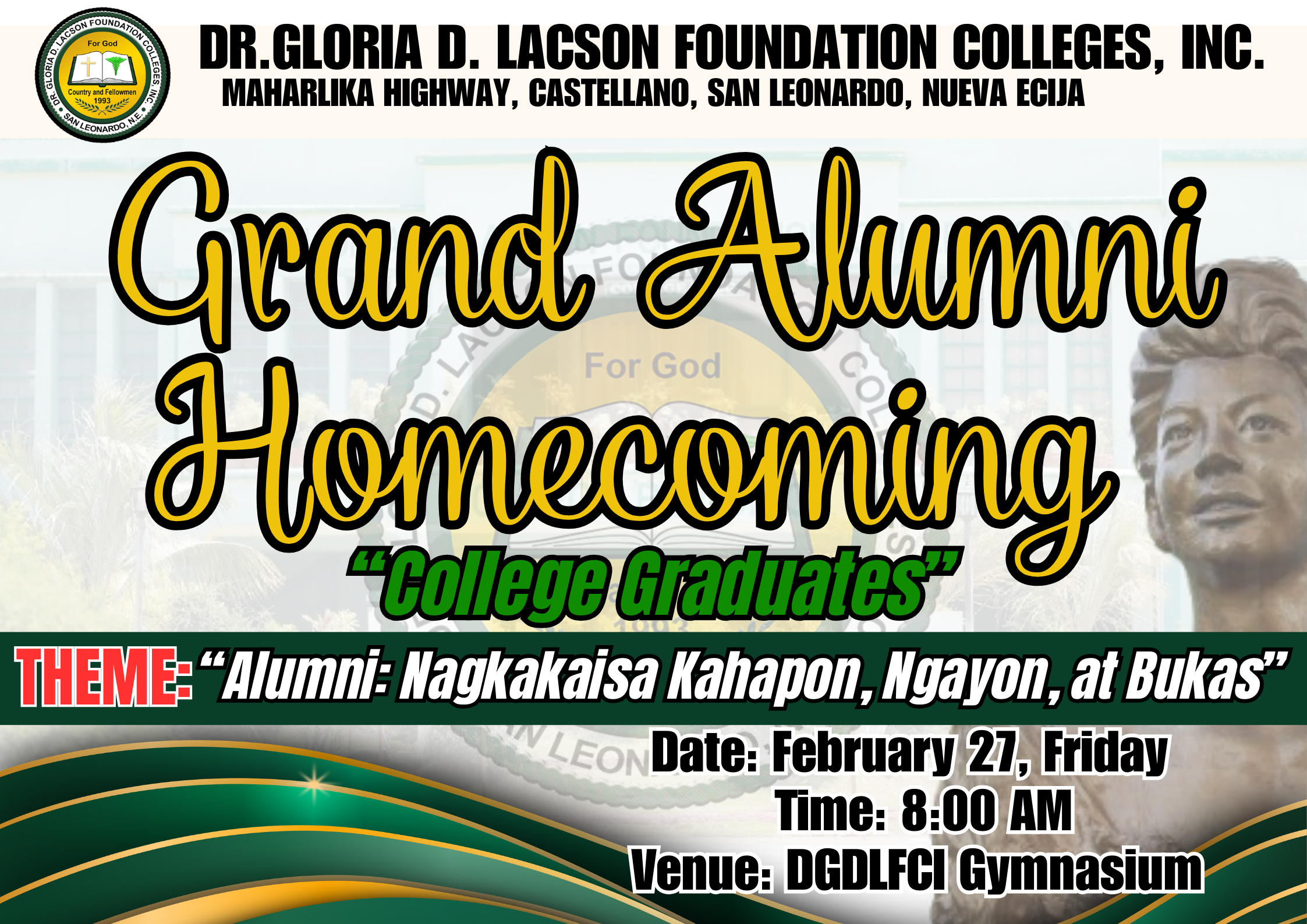 <strong>IN PHOTOS| 33<sup>RD</sup> FOUNDING ANNIVERSARY OF DR. GLORIA D. LACSON FOUNDATION COLLEGES, INC. (DAY 3) FEBRUARY 27, 2026</strong>