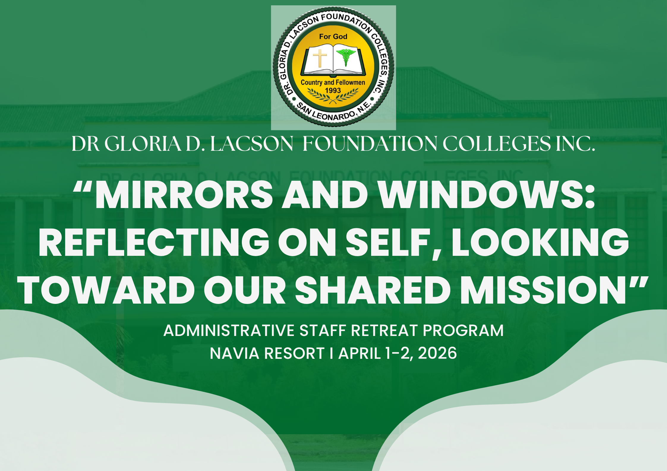 <strong>IN PHOTOS| ADMINISTRATIVE STAFF RETREAT PROGRAM (APRIL 1-2, 2026)</strong>
